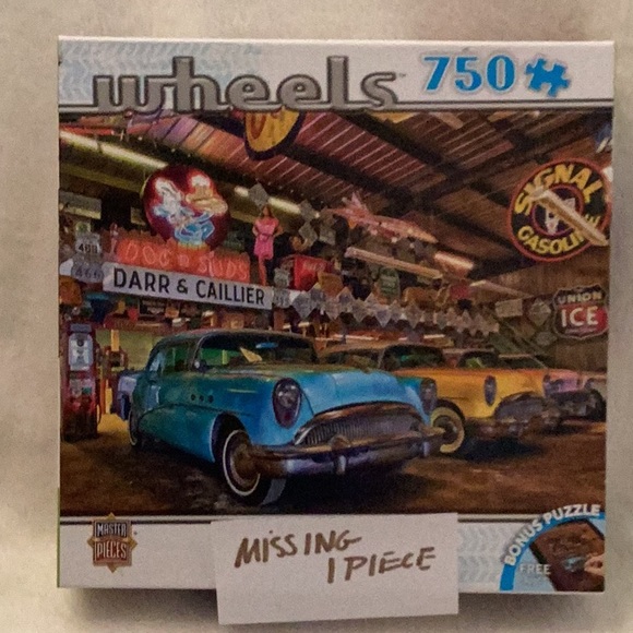 Automotive Puzzles VW Love Bus Classic Cars Garage Neon Signs 1000 & 750 Pieces - Picture 4 of 8